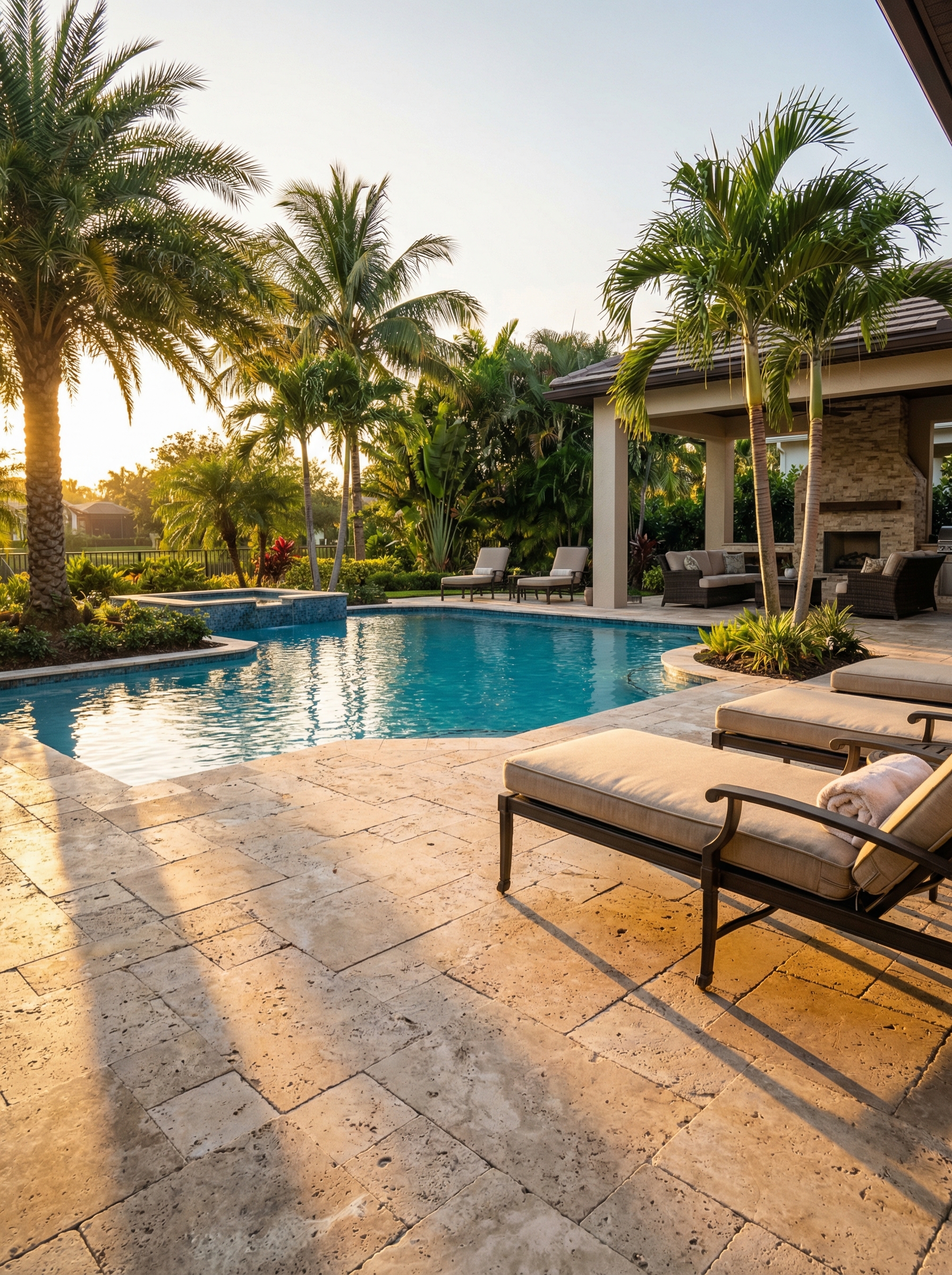Luxury Pool Area